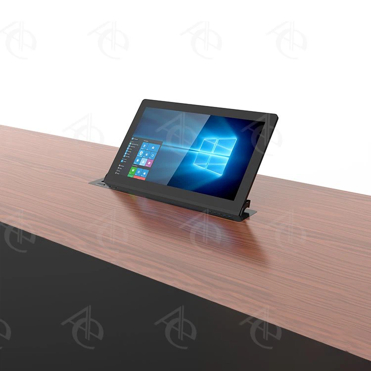 24" sisäänvedettävä moottoroitu näyttö säädettävällä kallistuksella