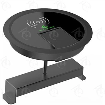 Micro Clamshell Multimedia Langaton latauspöytä Piilotettu pistorasia